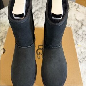 UGG Charcoal Suede Boots